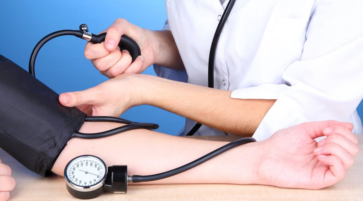 Measurement of blood pressure for hypertension